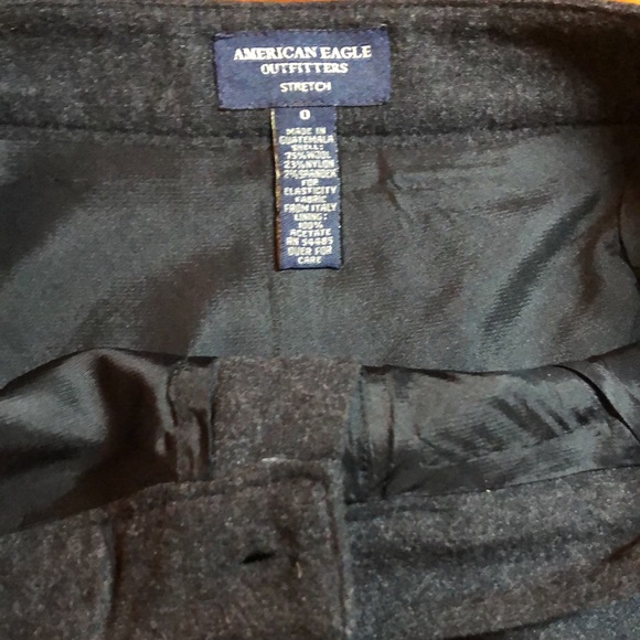 American Eagle Charcoal Wool Skirt - Picture 2 of 8